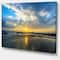 Designart - Beautiful Sunrise and Seashore - Large Seashore Canvas Wall Art